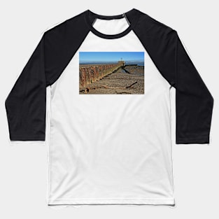 Driftwood, Keyhaven Jetty Baseball T-Shirt